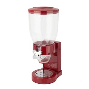 The Original Indispensable Single Dry Food Dispenser in Red