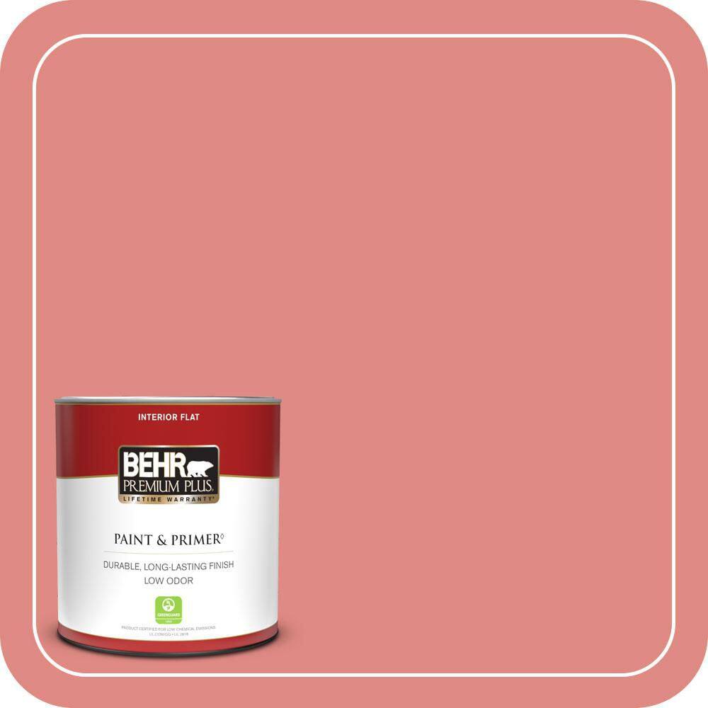 1 qt. Home Decorators Collection #HDC-SP16-12 Begonia Flat Low Odor Interior Paint & Primer price history on PriceWatchPro