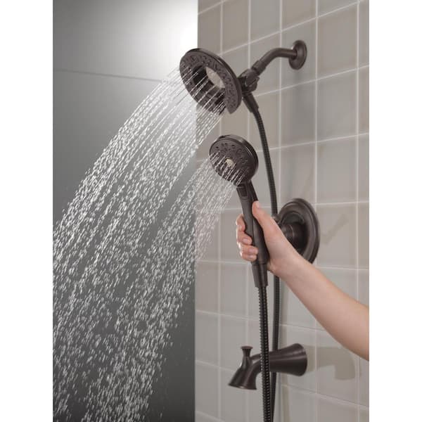 Chamberlain In2ition Single-Handle 4-Spray Tub and Shower Faucet in Venetian Bronze (Valve Included)