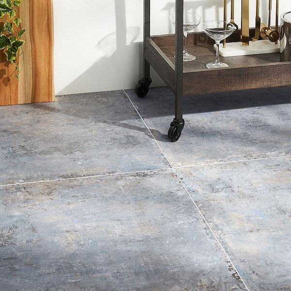 Vetta by Crossville | Pier Blue Porcelain Tile, 12 x 24, 9.5 mm Thick - Floor & Decor