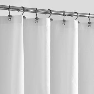 70 in. W x 72 in. L Waterproof Fabric Shower Curtain in White