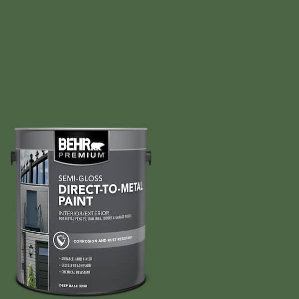 1 gal. #S400-7 Deep Viridian Semi-Gloss Direct to Metal Interior/Exterior Paint