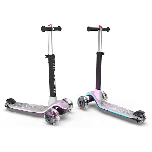  Globber NL Series 2-Wheel Kick Scooter for Kids, Teens and  Adults, Foldable Kick Scooter with Adjustable T-Bar, Black & Grey : Sports  & Outdoors
