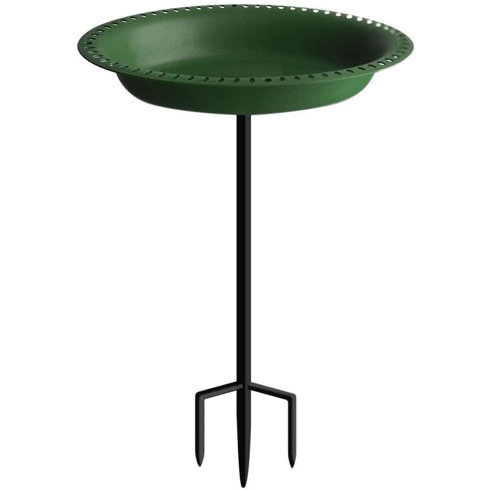 15.3 in. Lightweight Birdbaths Antique Decoration Detachable Birdfeeder and Bird Bath for Outdoor Garden, Green price history on PriceWatchPro