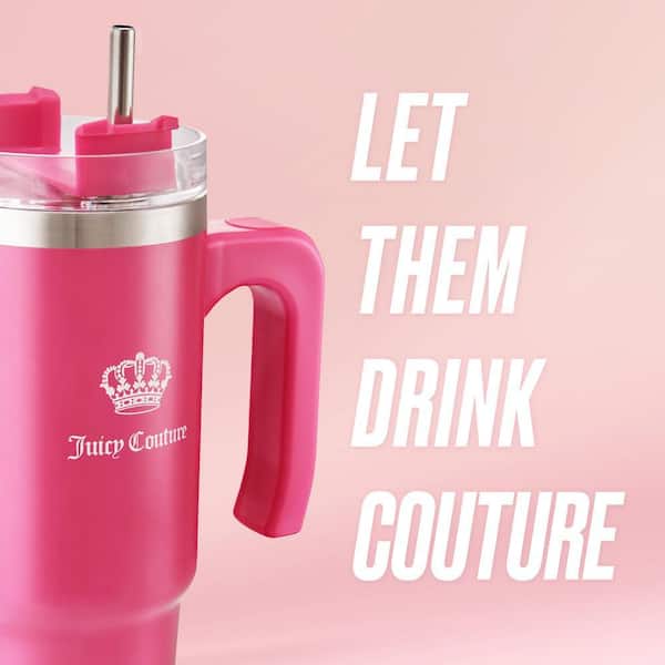 JUICY COUTURE Juicy Travel Style 31.5 oz. Hot Pink Stainless Steel