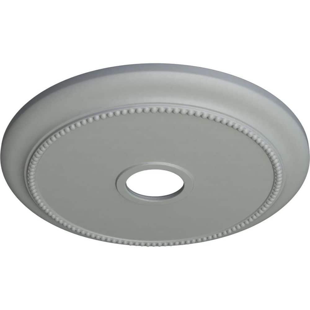 Crendon 24" Primed Round Wood Finish Ceiling Medallion