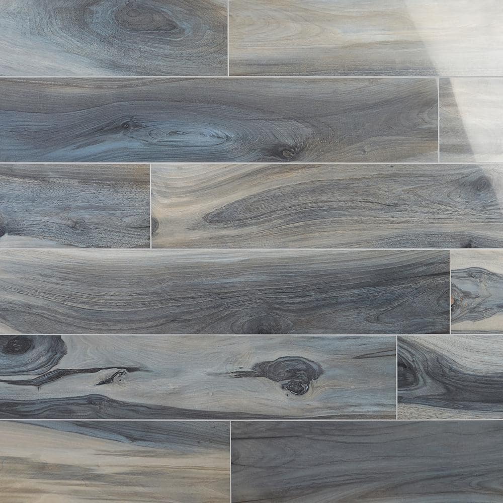 Rio Tiger Blue 4 in. x 8 in. 7.5 mm Polished Porcelain Floor and Wall Tile Sample price history on PriceWatchPro