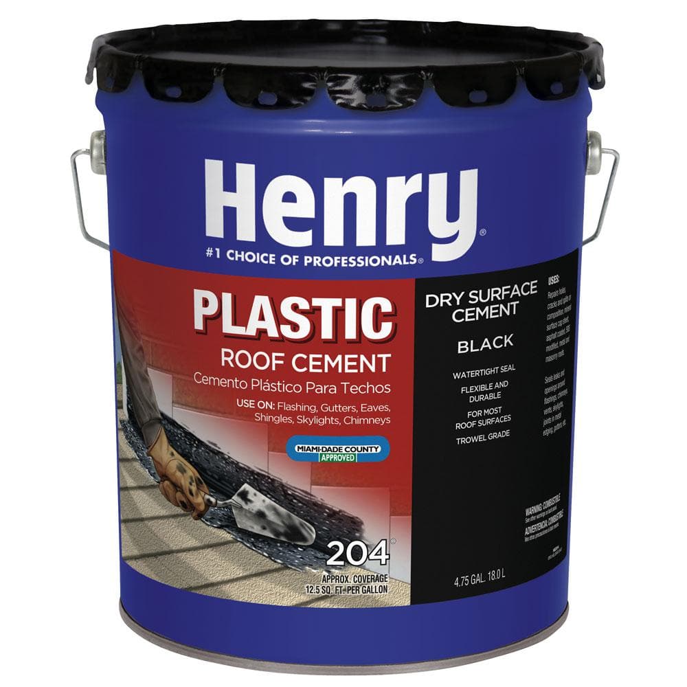 Henry 204 Plastic Roof Cement 4.75 gal. HE204571 - The Home Depot