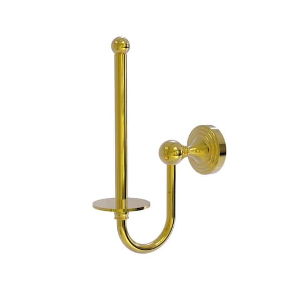 Allied Brass Sag Harbor Collection Upright Toilet Tissue Holder in Polished  Brass SG-24U-PB - The Home Depot