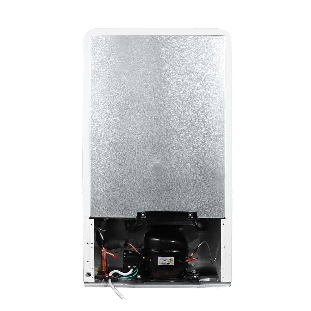 Compact Gray and Black Portable Car Refrigerator with Smart Features