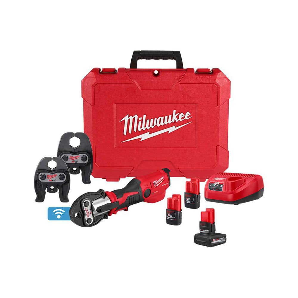 M12 12-Volt Lithium-Ion FORCE LOGIC Press Tool Kit with ONE-KEY and M12 XC High Output 5.0 Ah Battery Pack price history on PriceWatchPro