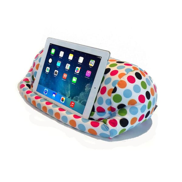 Lap Pro Universal Beanbag Lap Stand for Tablets, Polka Dot