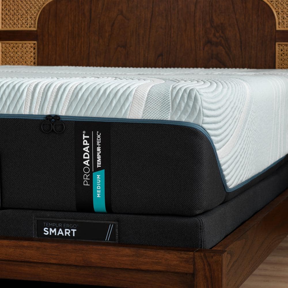 Queen Medium Memory Foam Adjustable Mattress with SmartClimate Cover