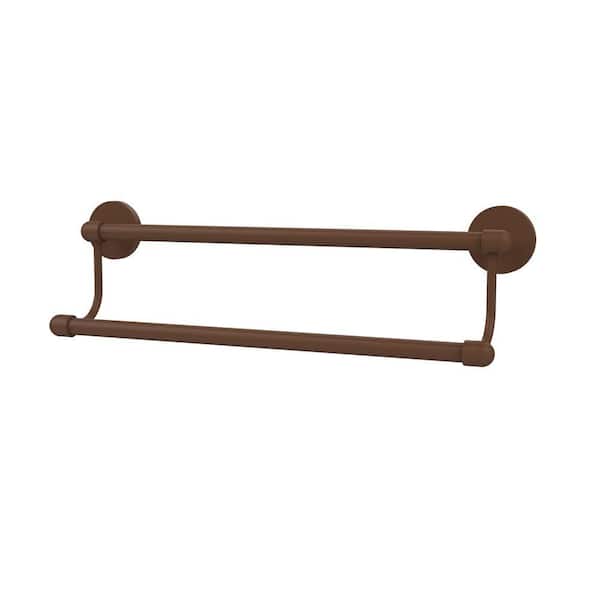 Allied Brass Tango Collection 24 in. Double Towel Bar in Antique Bronze