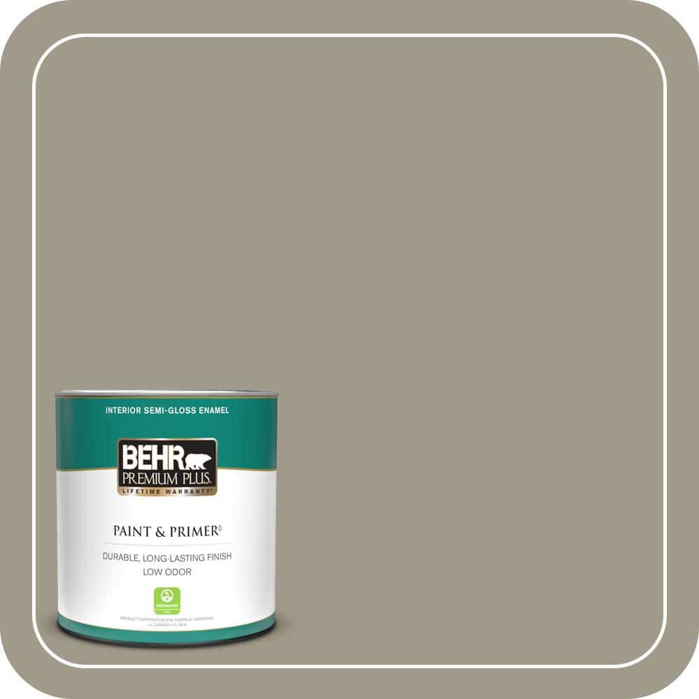 1 qt. #QE-58 Moon Rock Semi-Gloss Enamel Low Odor Interior Paint & Primer price history on PriceWatchPro