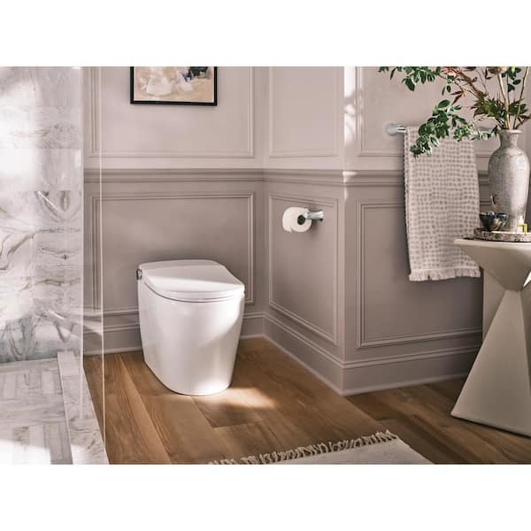 MOEN 2-Series Elongated Bidet Toilet in White - Advanced Cleansing & Stylish Design