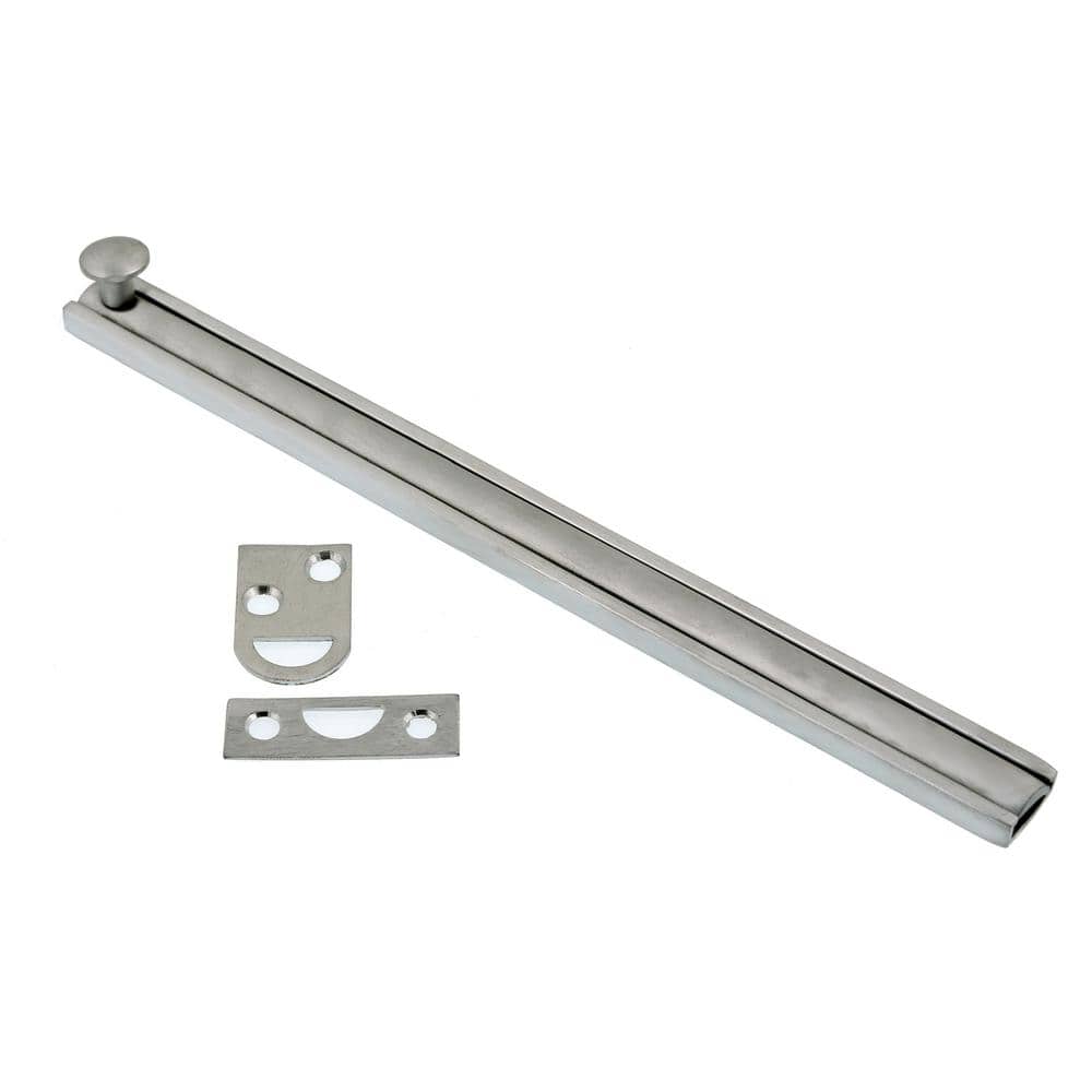 8 in. Solid Brass Satin Chrome Surface Bolt price history on PriceWatchPro