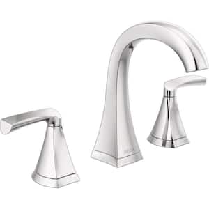 Pierce 8 in. Widespread 2-Handle Bathroom Faucet in Chrome