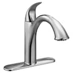 Camerist Single-Handle Pull-Out Sprayer Kitchen Faucet in Chrome