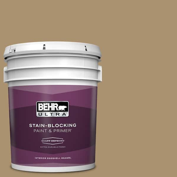 BEHR ULTRA 5 gal. #ECC-51-1 Hiking Trail Extra Durable Eggshell Enamel Interior Paint & Primer