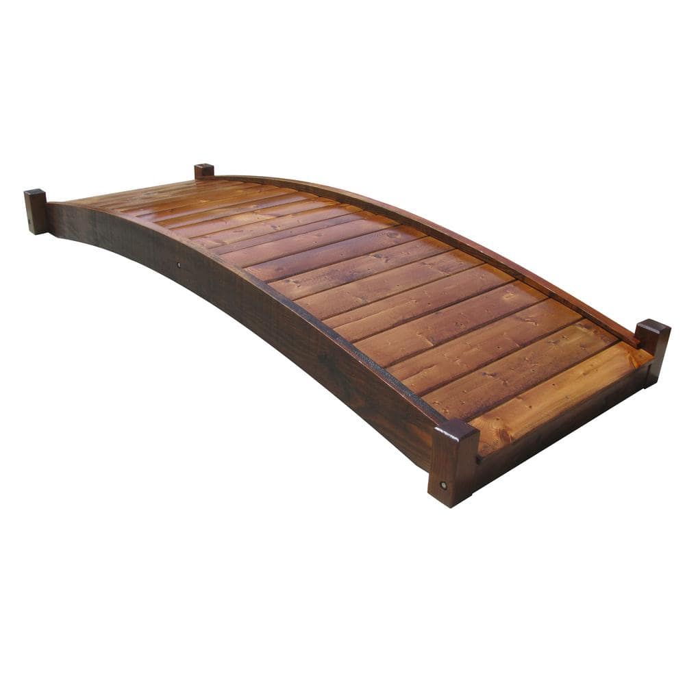 8 ft. Japanese Zen Fir Garden Bridge