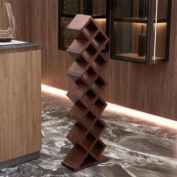 Modern floor wine outlet rack