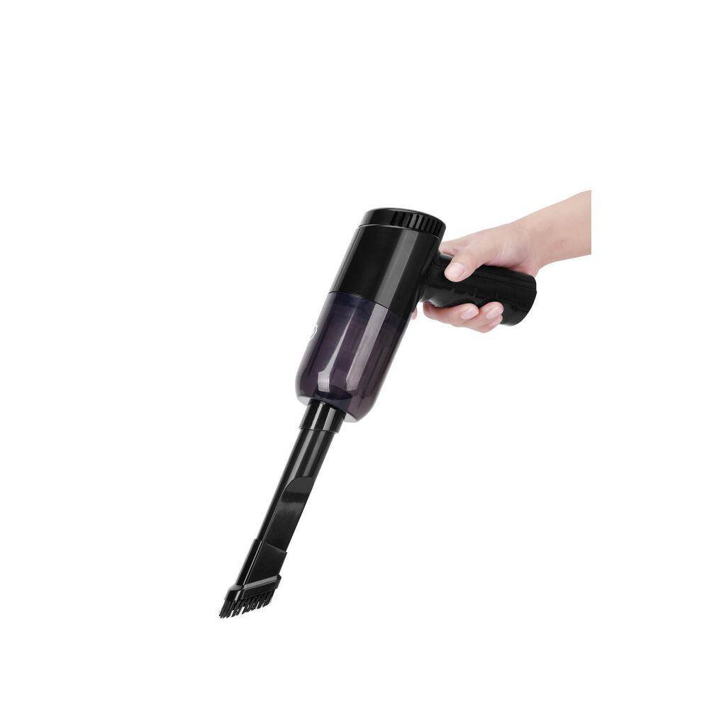 Portable Cordless Black Handheld Car Vacuum with Washable Filter