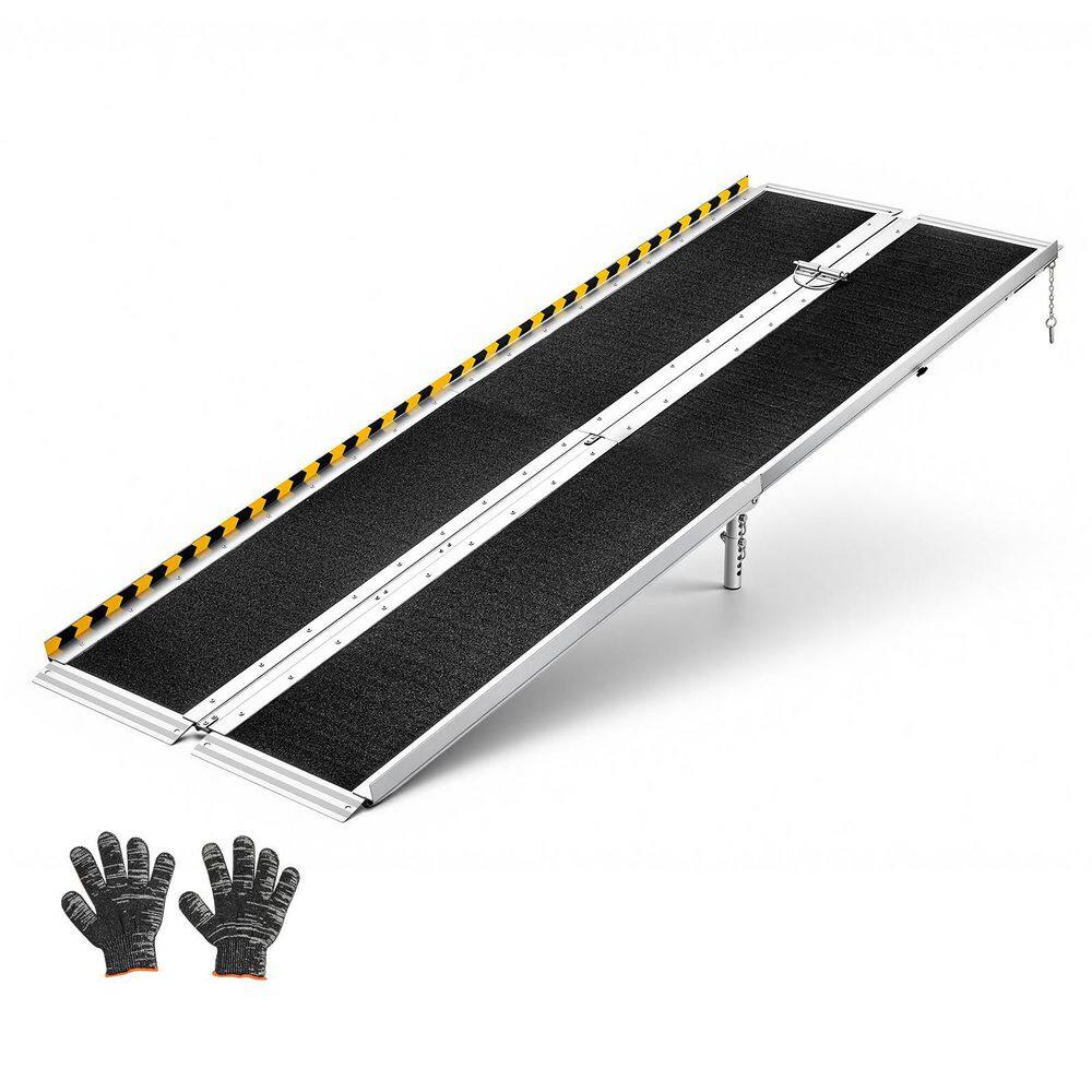 7FT. Portable Folding Wheelchair Ramp, Aluminum Non-Slip Design, 800 lbs. Capacity for Stairs, Steps, Thresholds & Curbs price history on PriceWatchPro