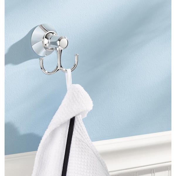 Ashville Double Robe Hook in Chrome