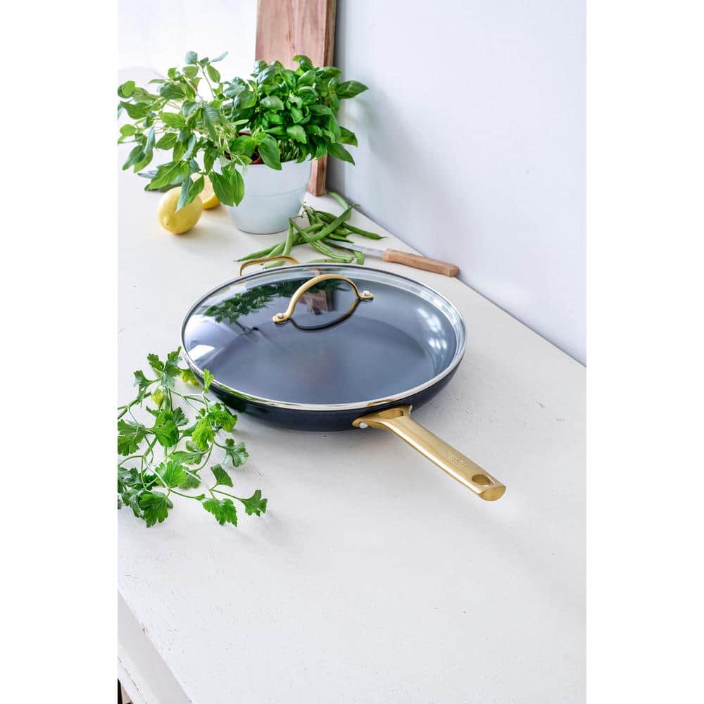Black and Gold 10-Piece Nonstick Aluminum Cookware Set