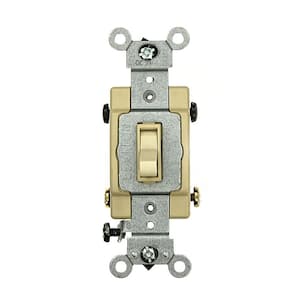 20 Amp Commercial Grade 4-Way Toggle Switch, Ivory