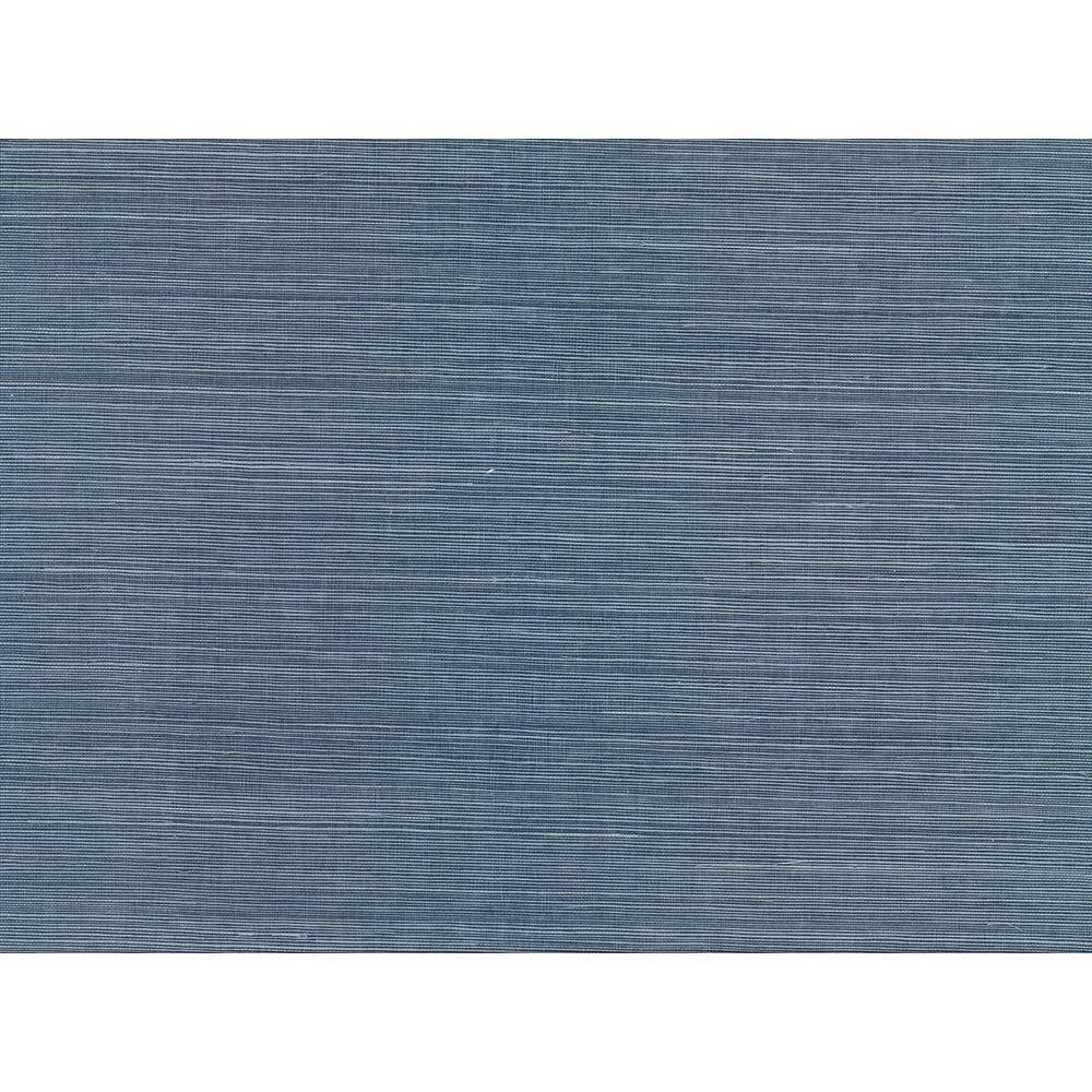 AStreet Prints Lamphu Blue Grasscloth Blue Wallpaper Sample 2829