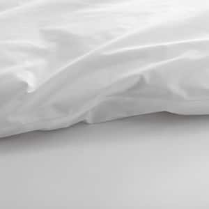 Company Cotton Solid Border Cotton Percale Duvet Cover