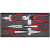 Knipex 4-Piece Pliers Set In Foam Tray – Combination Pliers, Long Nose, Diagonal Cutters & Cobra Water Pump Pliers