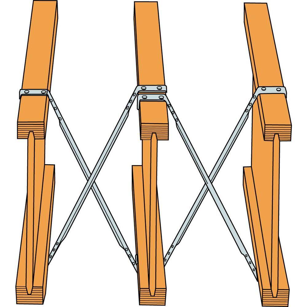 Simpson Strong-Tie Tension Bridging TB27 - The Home Depot