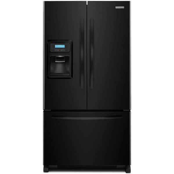 KitchenAid Architect Series II 19.7 cu. ft. French Door Refrigerator in Black, Counter Depth