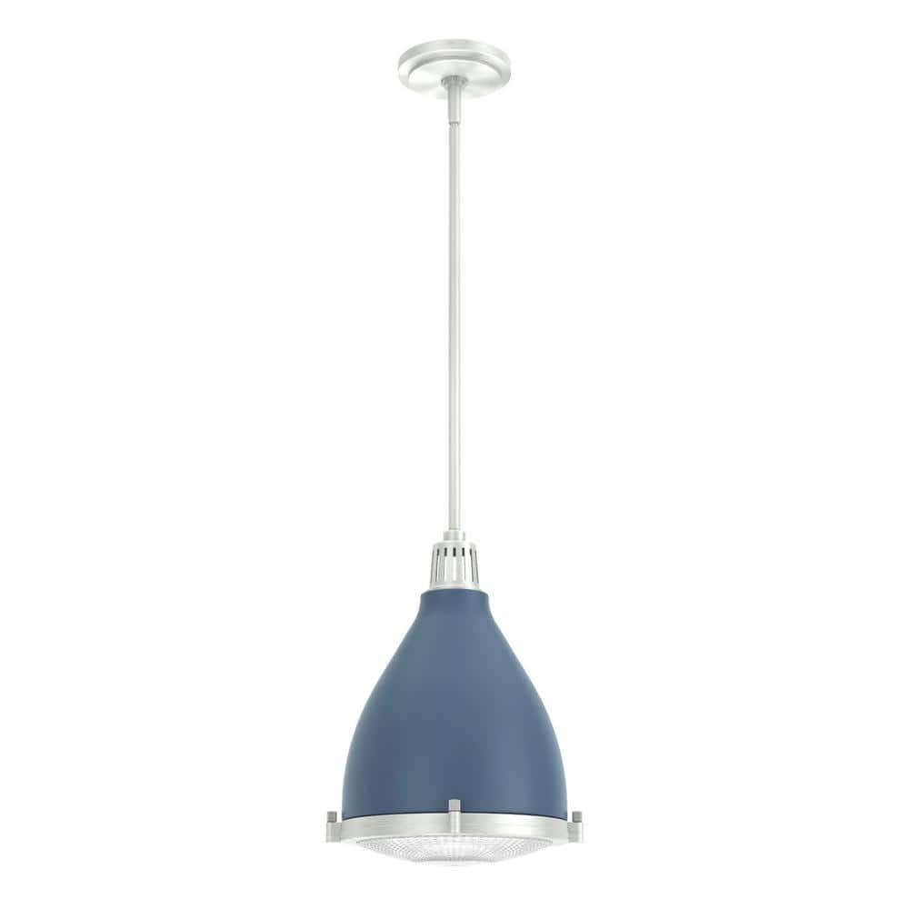 Hunter Bluff View Indigo Blue LED Dome Pendant Light