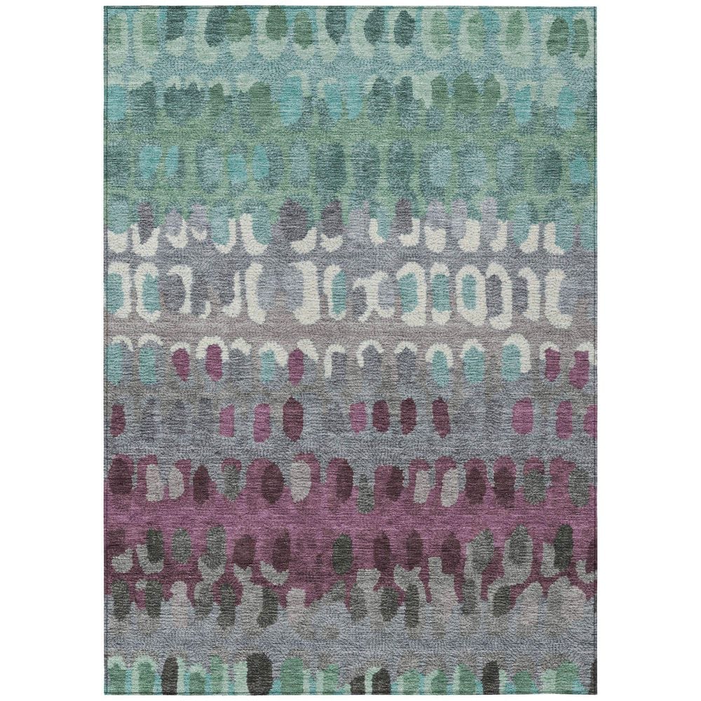 Chantille Machine Washable Indoor/Outdoor Abstract ACN2529 Teal 9 ft. x 12 ft. Area Rug price history on PriceWatchPro