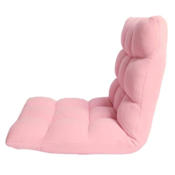 microplush light pink quilted folding gaming