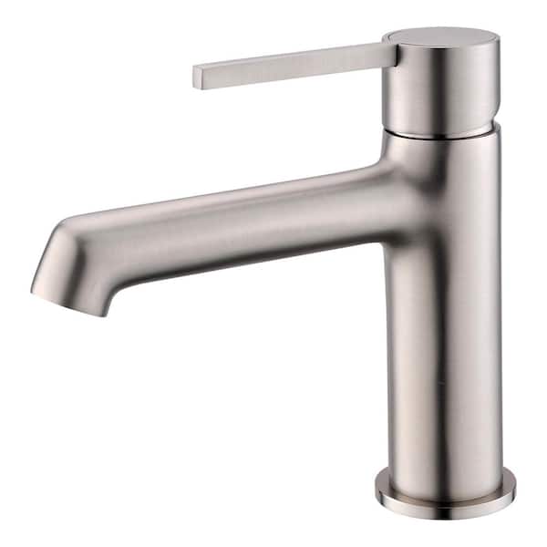 Unbranded Single Hole Single-Handle Bathroom Faucet in Brushed Nickel