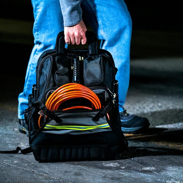 BUCKET BOSS 14 in. Heavy Duty High Visibility Protech 32-Pocket