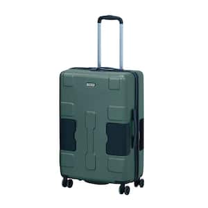 V3 22 in. Green Connectable Carry-On Suitcase with Spinners