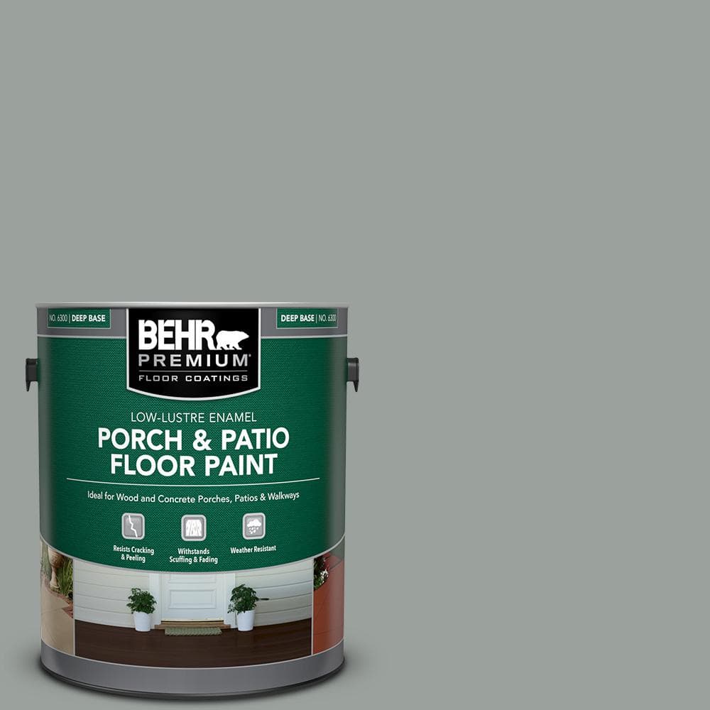 BEHR PREMIUM 1 gal. PPU1116 Brampton Gray LowLustre Enamel Interior