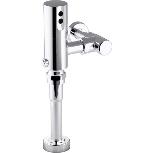 KOHLER Tripoint Exposed Hybrid 0.125 GPF Washdown Flushometer for Urinal Installation, Polished Chrome