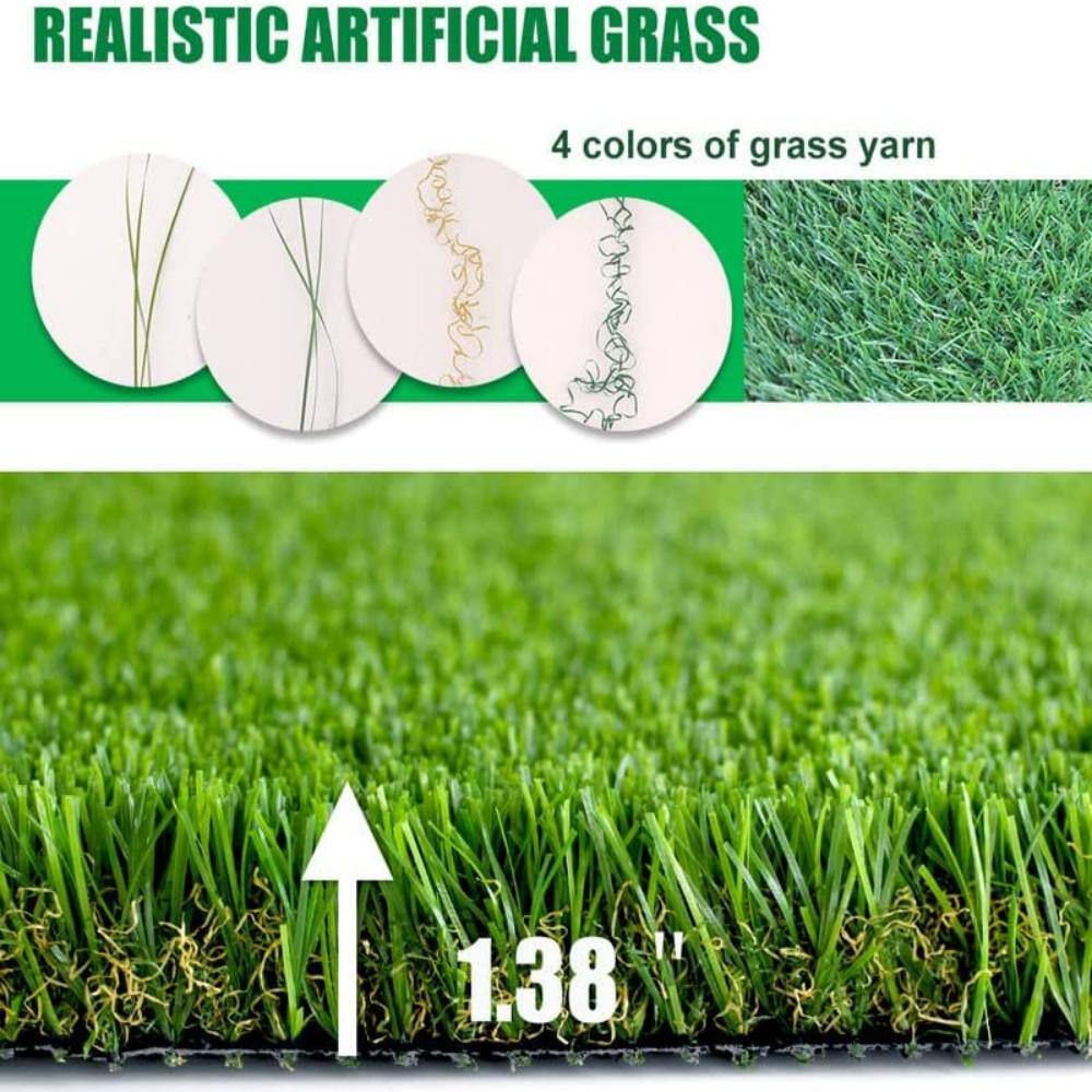 Premium Green Artificial Grass Turf with Polyurethane Backing