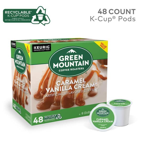 Green mountain caramel outlet vanilla cream k cups