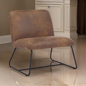 Ciao Brown and Black Fabric Side Chair