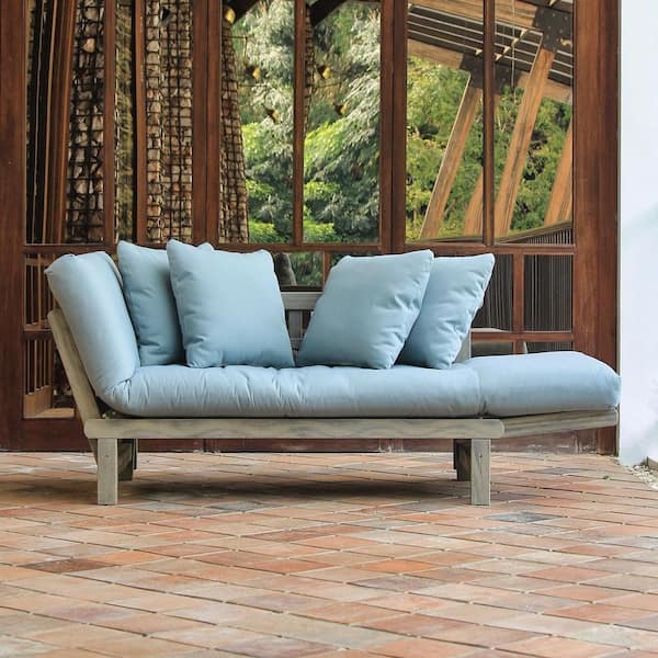 Convertible Outdoor Sofa Chaise Lounge Baci Living Room