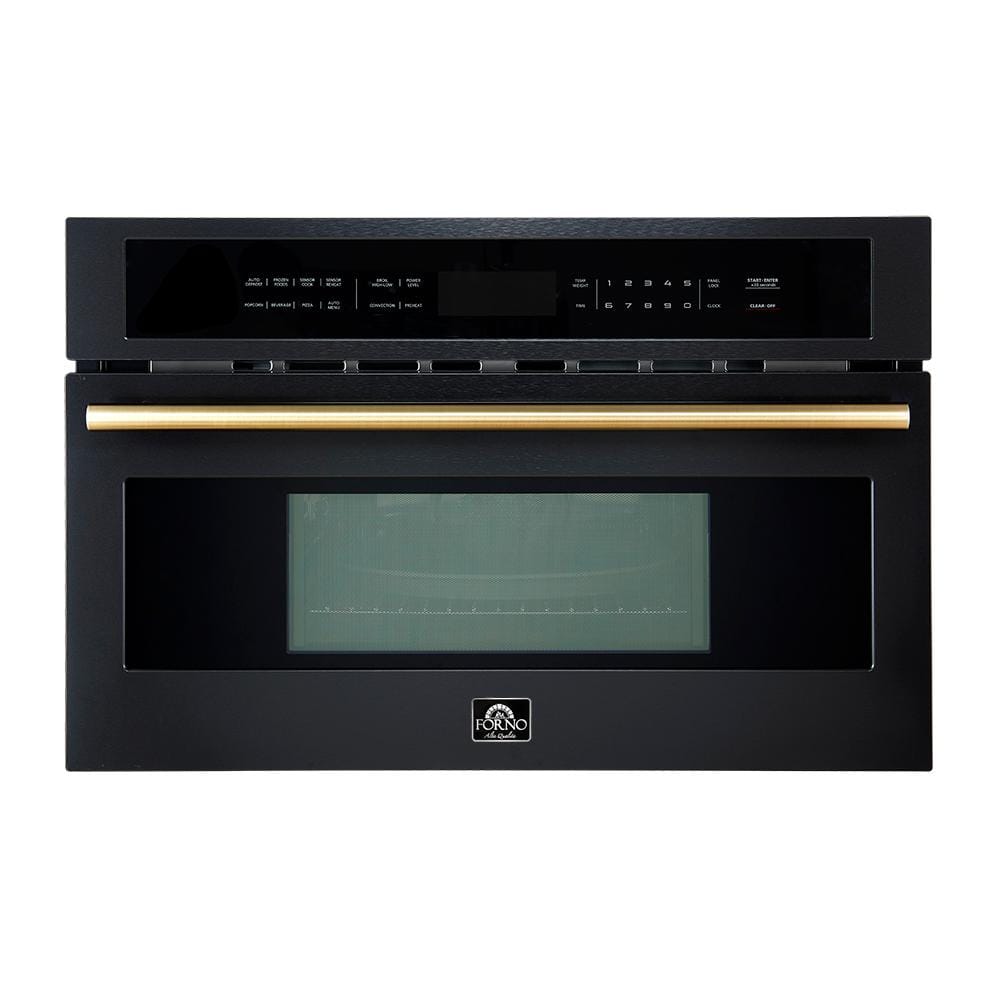 Forno Oliena 30 in. 1.6 cu. ft. Built-In Microwave Convection Oven in ...