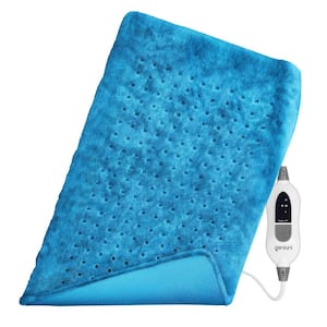 CALMING HEAT 12 in. x 24 in. Massaging Weighted Heating Pad CWT05112 - The  Home Depot